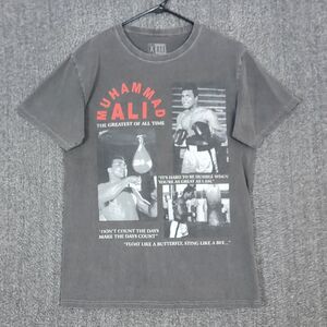 Muhammad Ali T-Shirt Mens Medium Gray The Greatest Of All Time Boxing Champion